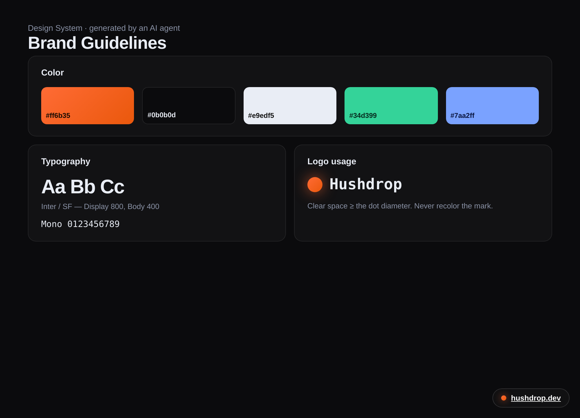 Brand guidelines